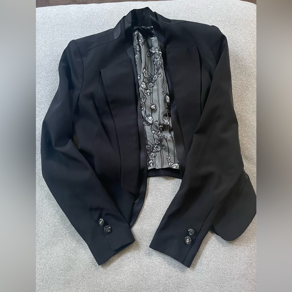 Lamb blazer top